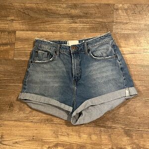 One Teaspoon High Waisted Bandits Shorts
